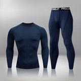 Men's Thermal Underwear Set - Compression & Quick Drying