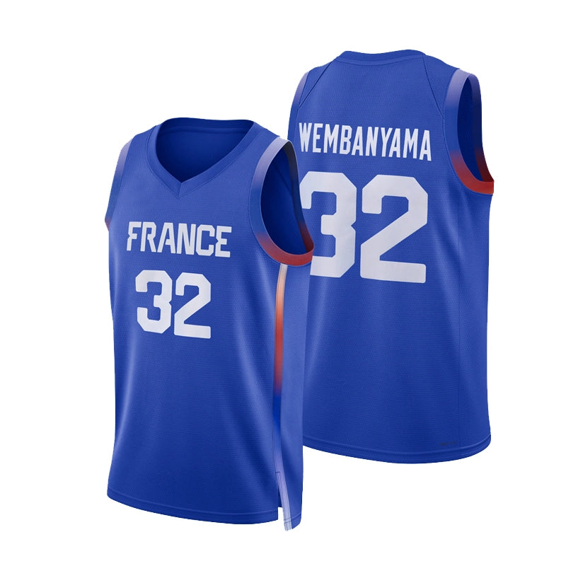 High Quality France 34 WEMBANYAMA Basketball Jersey