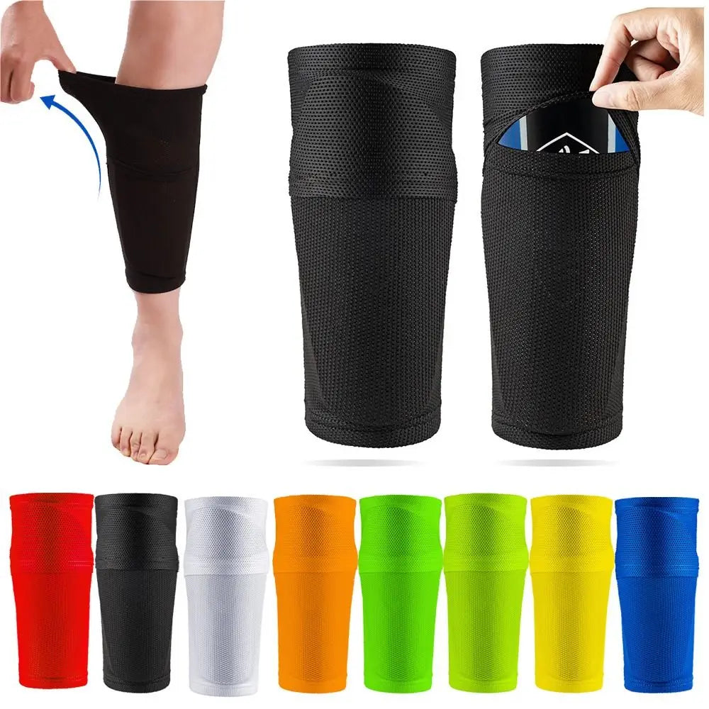 Soccer Shin Guards with Pocket