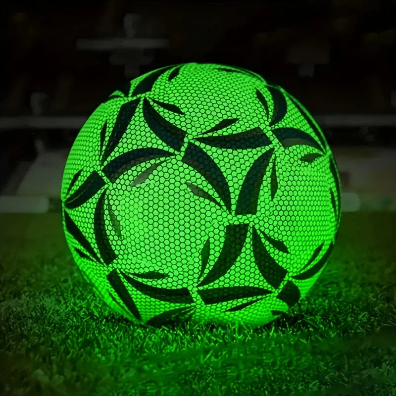 Glow in the Size 5 Soccer Ball