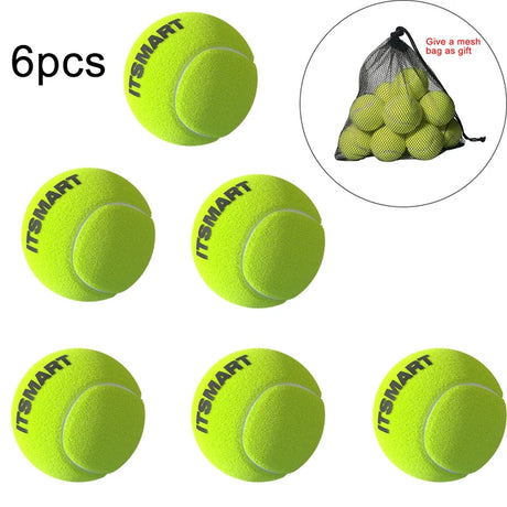 Tennis Balls for Dogs - Set of 6/12 with Mesh Carry Bag