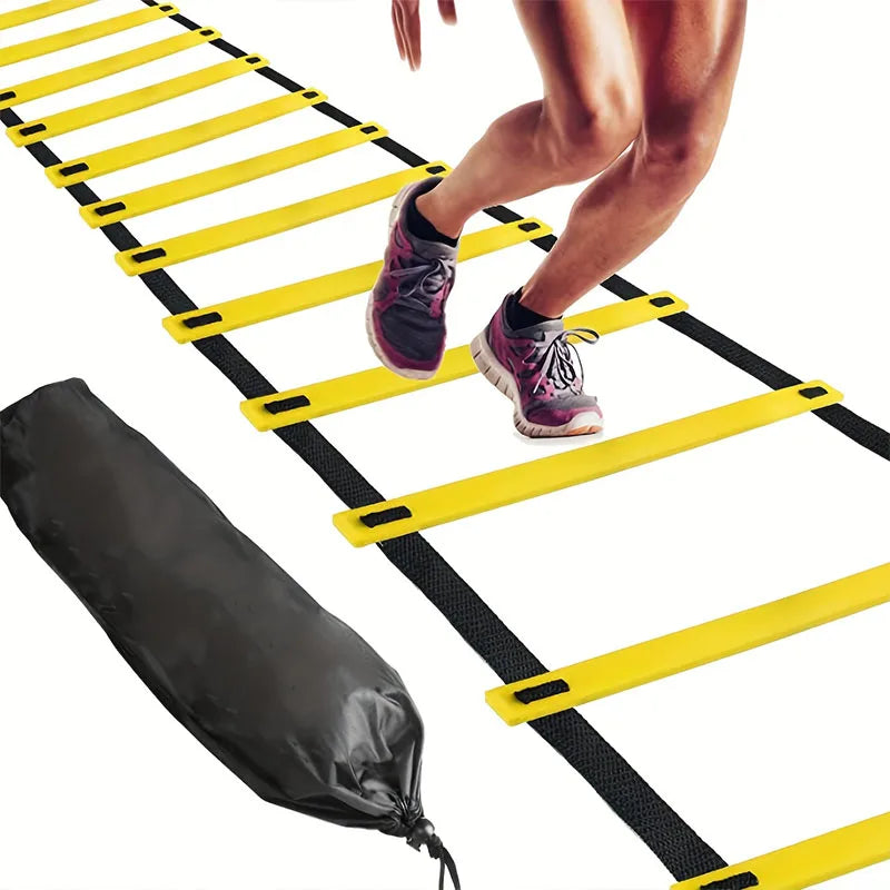 Speed Agility Ladder for Sports Training and Flexibility - Nylon Straps, Football Equipment