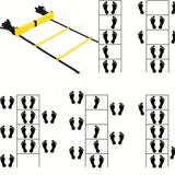 Speed Agility Ladder for Sports Training and Flexibility - Nylon Straps, Football Equipment