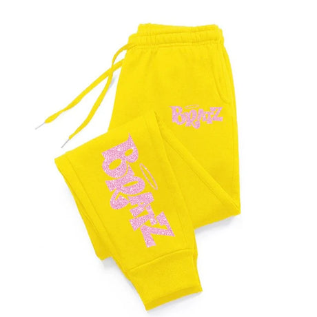 Pink Bratz Print Jogger Sweatpants for Men and Women