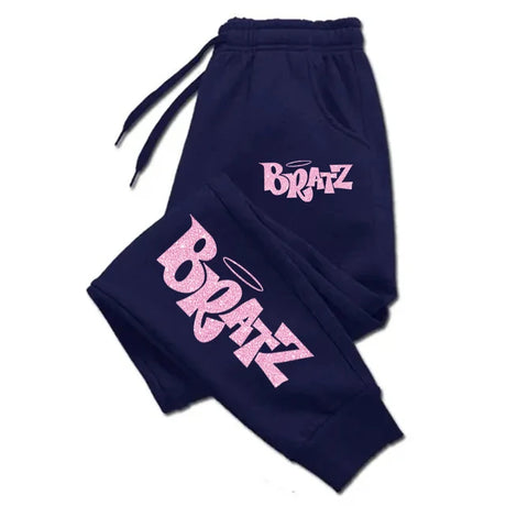 Pink Bratz Print Jogger Sweatpants for Men and Women