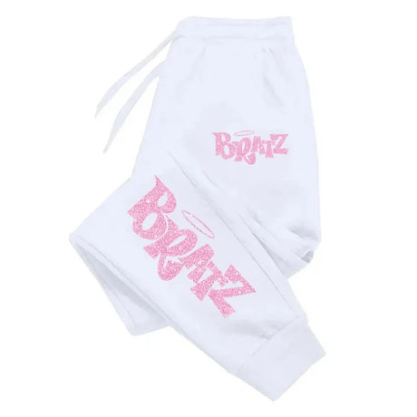 Pink Bratz Print Jogger Sweatpants for Men and Women