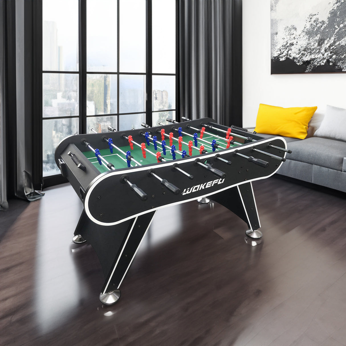 Wooden Foosball Game Table