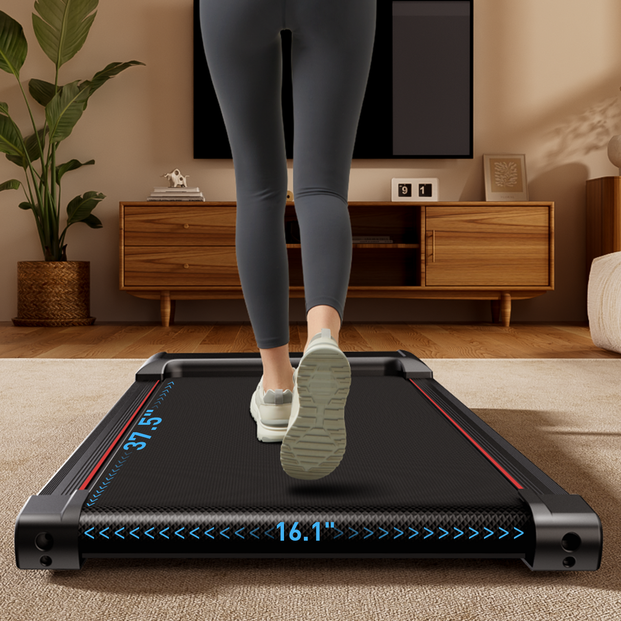 2-in-1 Walking Pad, Under Desk Treadmill