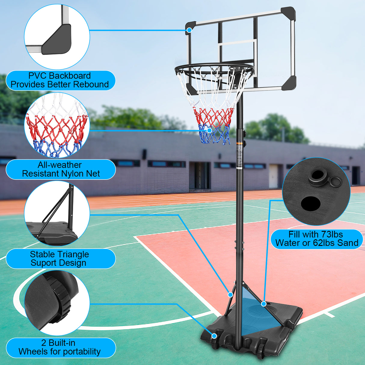 Portable Basketball Hoop