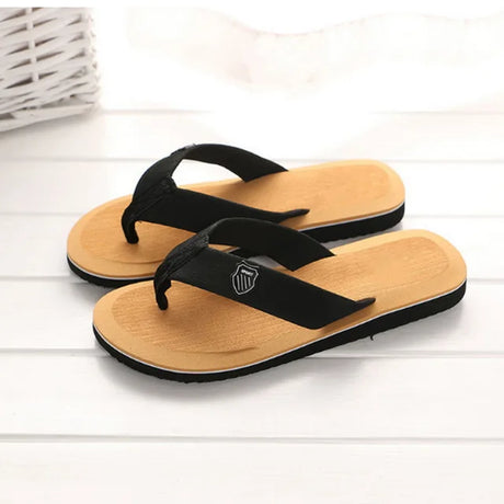 High Quality Men Beach Shoes Summer Casual Flat Slippers Male Indoor Bathroom Anti-Slip Flip Flops Man Flip-Flops Men Sandals