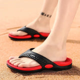 Men's Summer Beach Flip Flops - EVA Slides Sandals for Outdoor and Indoor Use - Large Size 46