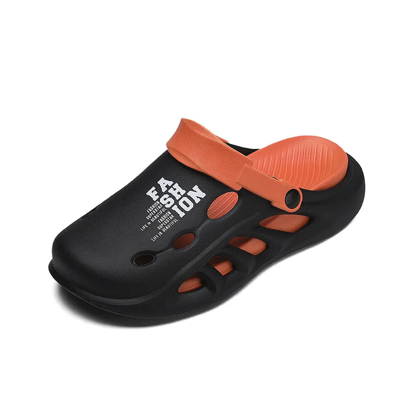 Men's Printed Summer Sandals with Anti-slip Sole