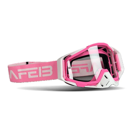 Pink Motocross Ski Goggles