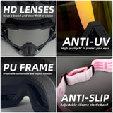 Pink Motocross Ski Goggles