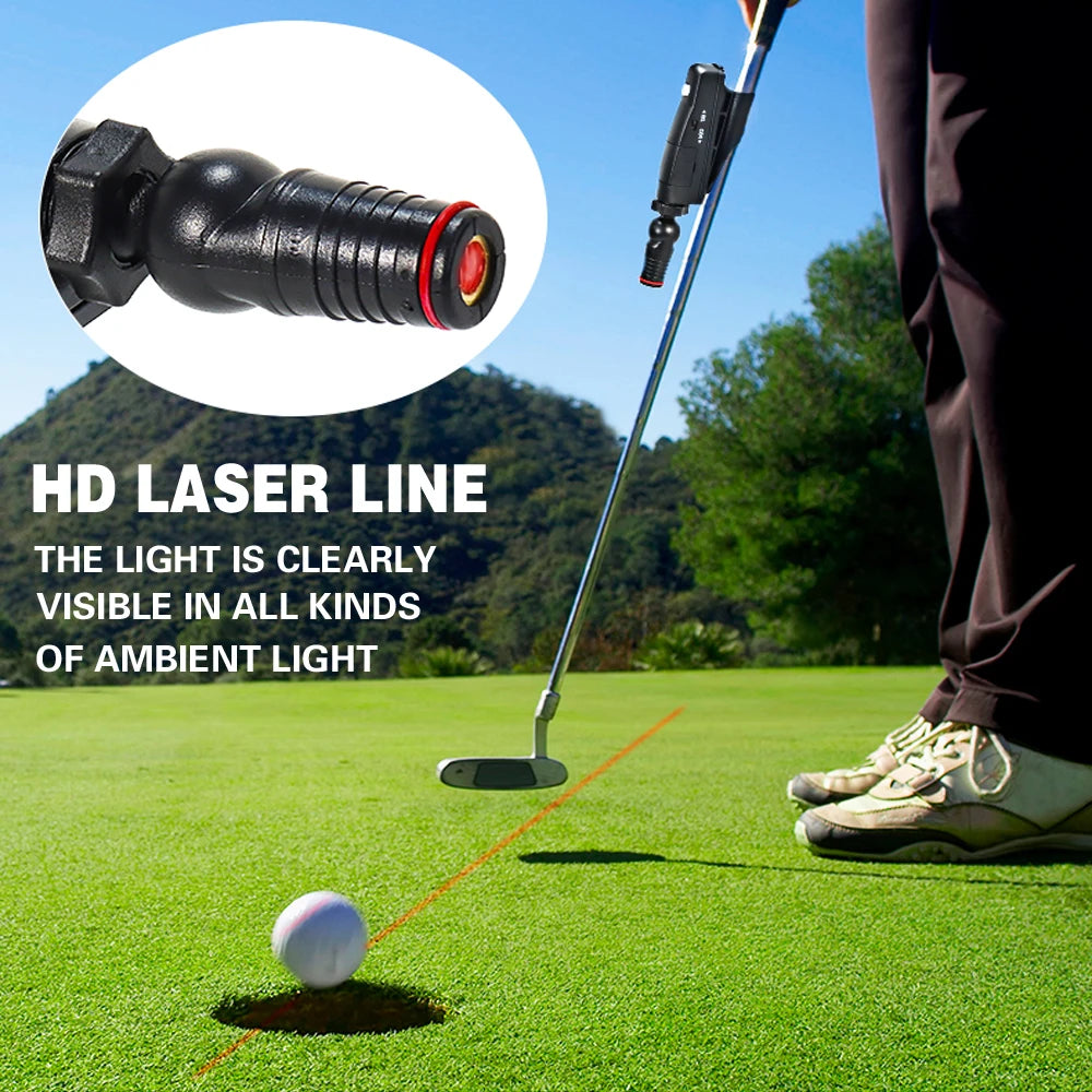 Golf Putter Laser Sight Training Golf Practice Aid Aim Line Corrector Improve Aid Tool Putting Laser Sight Aid Golf Accessories