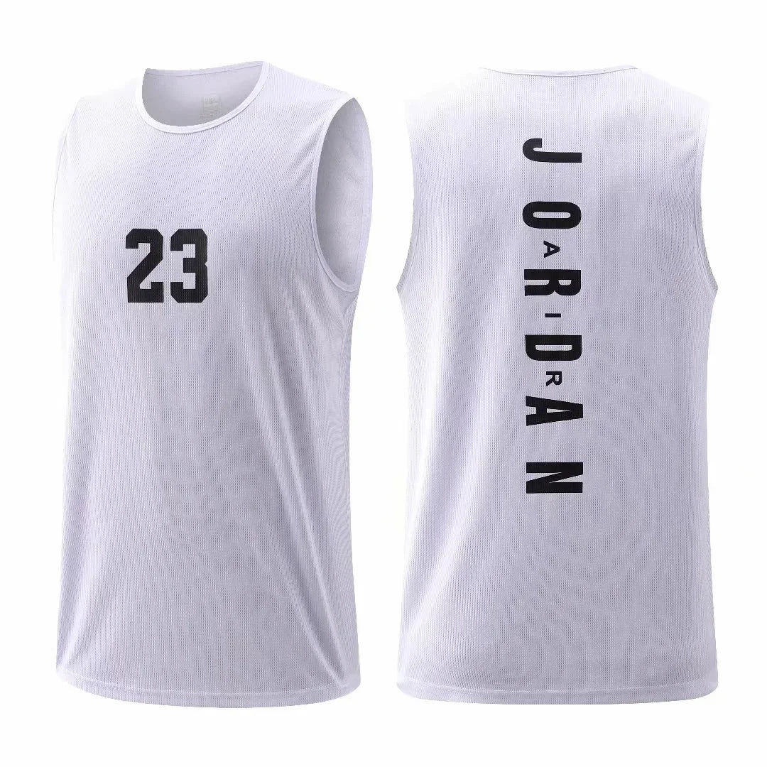 Men's Sleeveless Tops Tees Casual Sports Basketball T-shirt No. 23