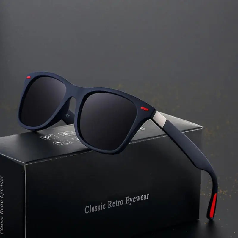 Classic Polarized Square Sunglasses - UV400 Protection