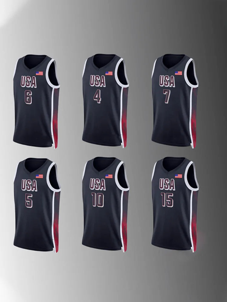 Team USA Curry Tank Top - Men's Sleeveless V-Neck Jersey