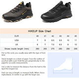 HIKEUP Outdoor Running Shoes Men Women Anti-skid Hiking Camping Sports Trail Male Safety Footwear Comfort Trekking Sneakers