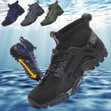 Aqua Shoes Quick-Drying Anti-Slip Sneakers Mountain Hiking Swimming Water Shoes Soft Men Casual Sneakers